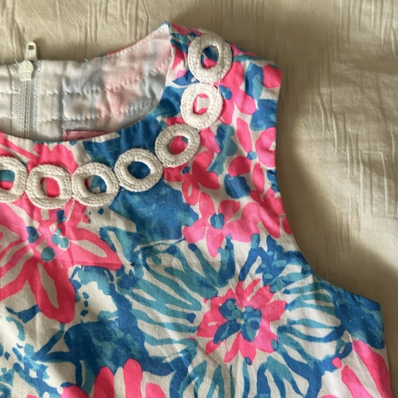Lilly Pulitzer Little lilly classic shift bay blue pop pop glow size 5. - Picture 2 of 5
